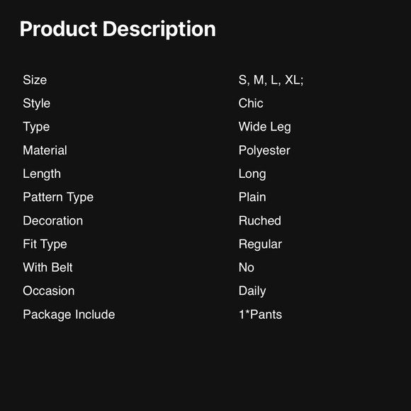 NWT Wide leg ruched tan pants. Super cute! Never worn. - Picture 8 of 9